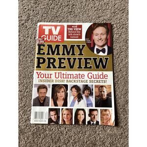 TV Guide August 21-27 2006 Emmy Preview Host Conan O'Brien Vol 54 No 34
